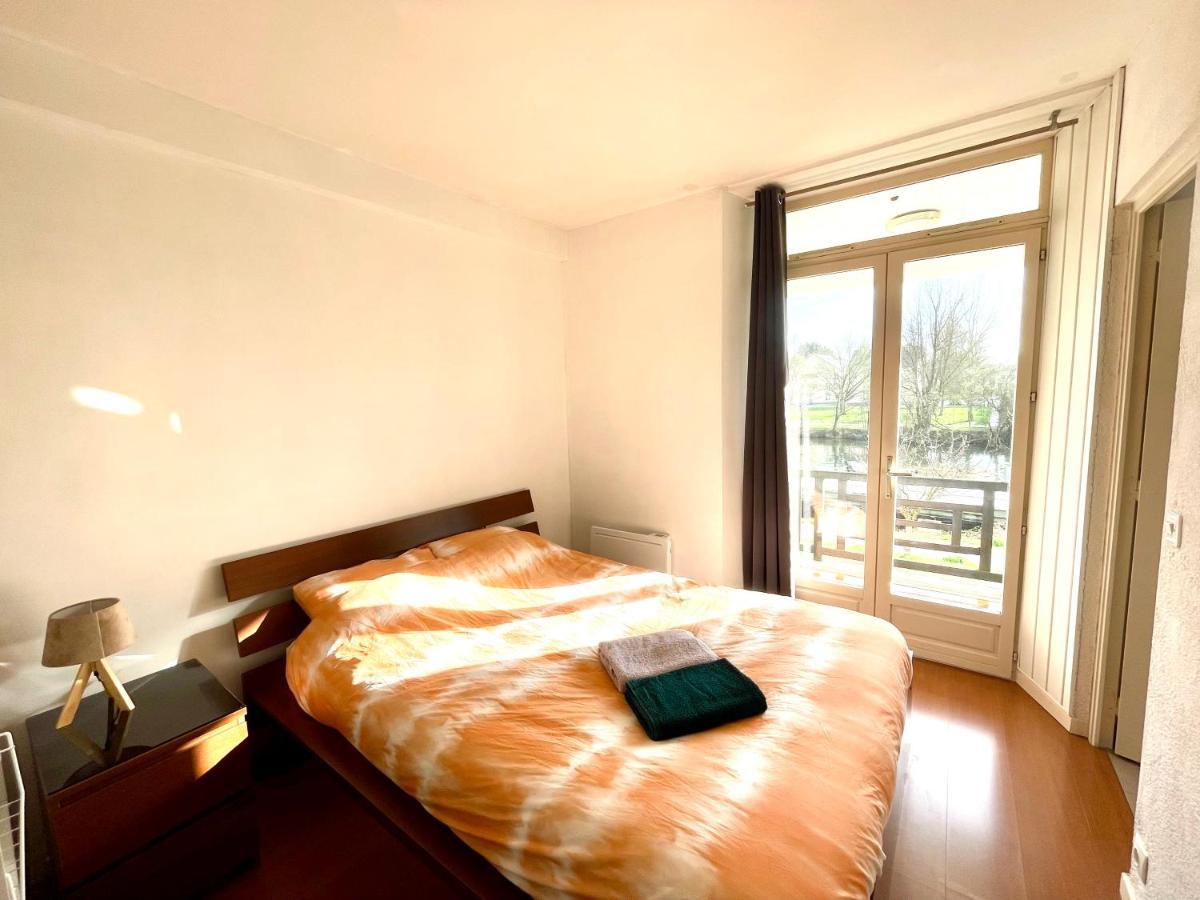 Appartamento T3-Balcon Plein Sud-Acces Direct Au Bord Du Loing Moret-sur-Loing Esterno foto